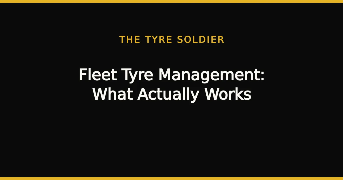 Fleet Tyre Management: What Works